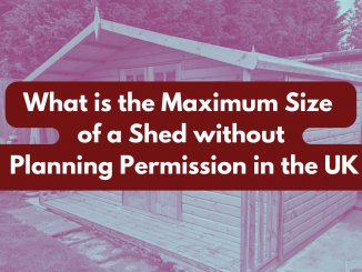 Maximum size shed UK
