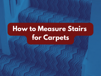 How to measure stairs for carpets