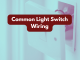 Common light switch wiring